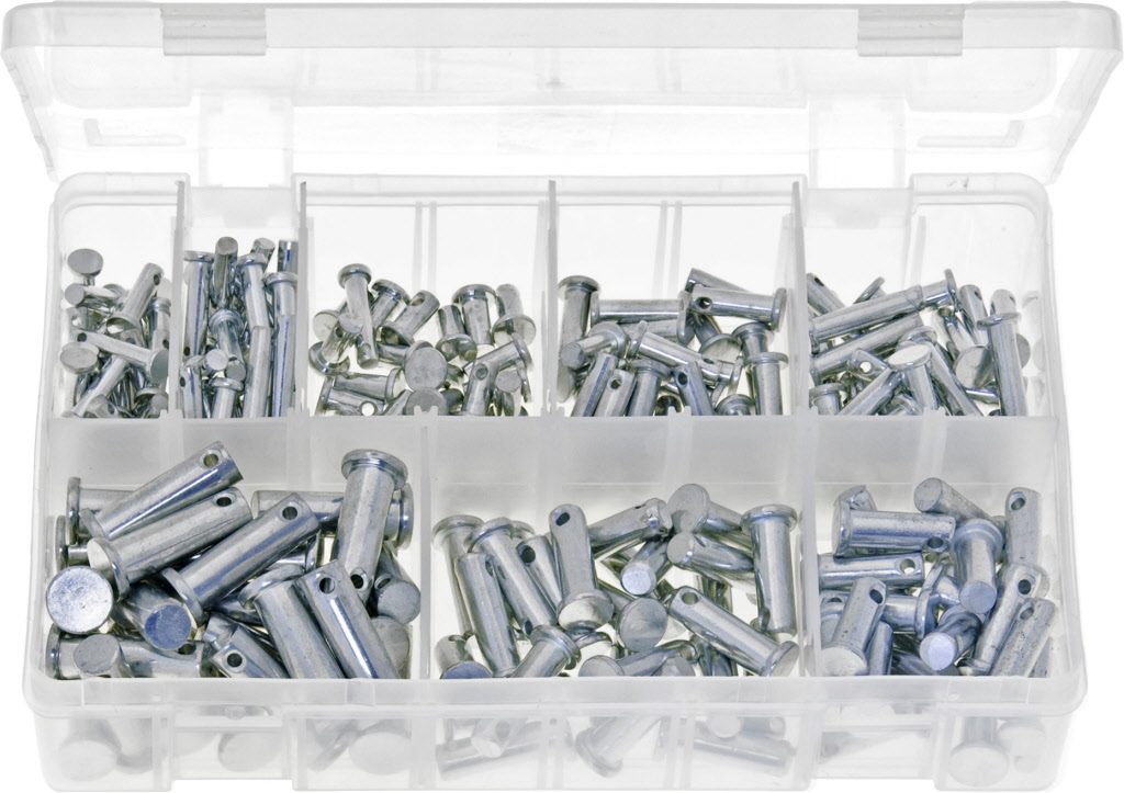 Assorted Box Clevis Pins zinc plated