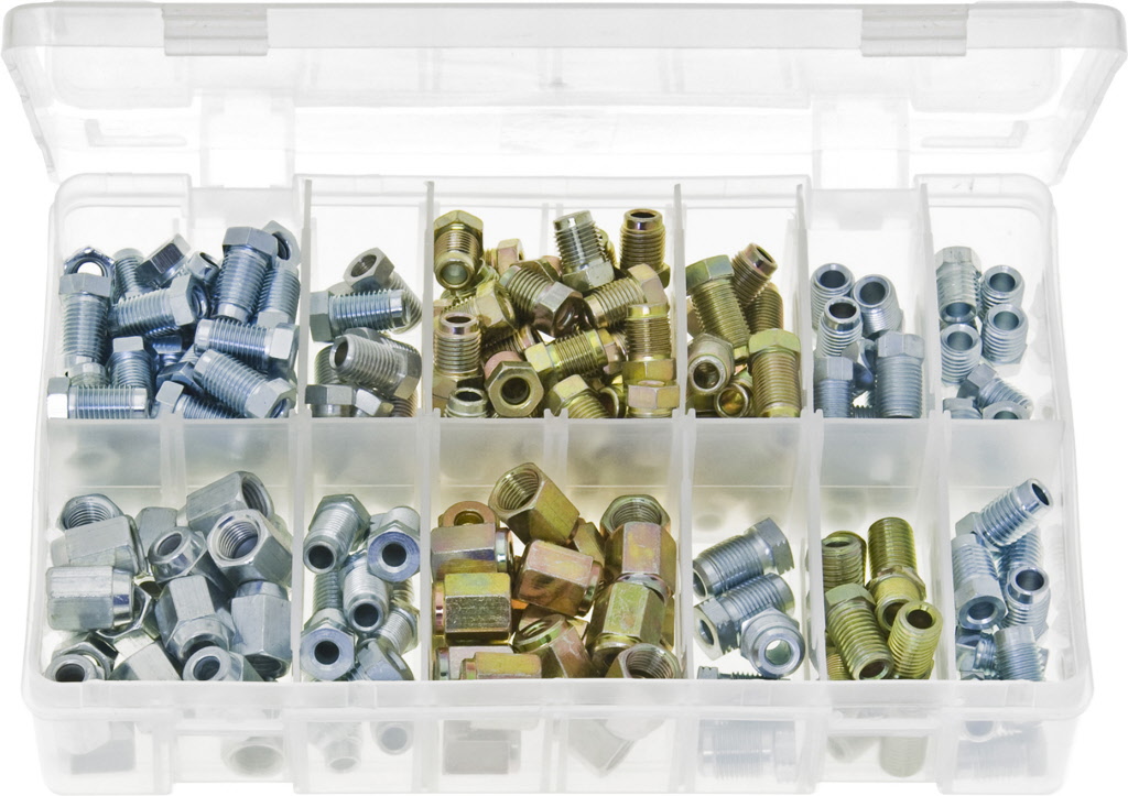 Assorted brake pipe nuts