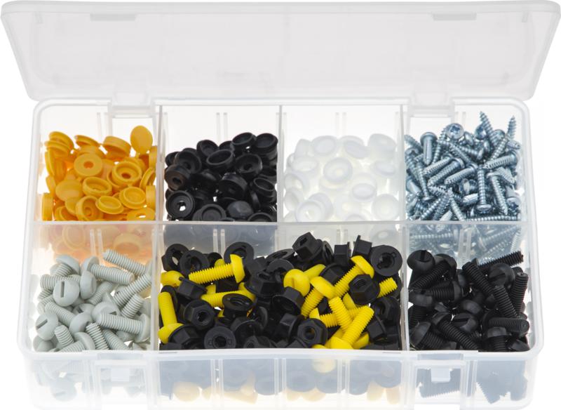 Assorted Number Plate Fasteners AB62 501672010331